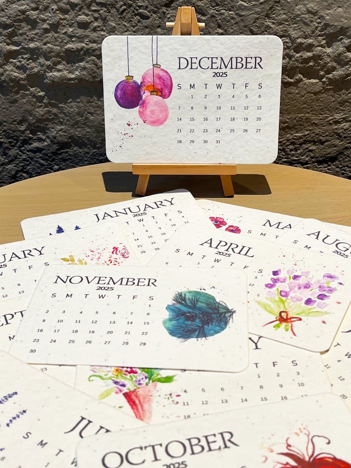 Planteringsbar Kalender 2025