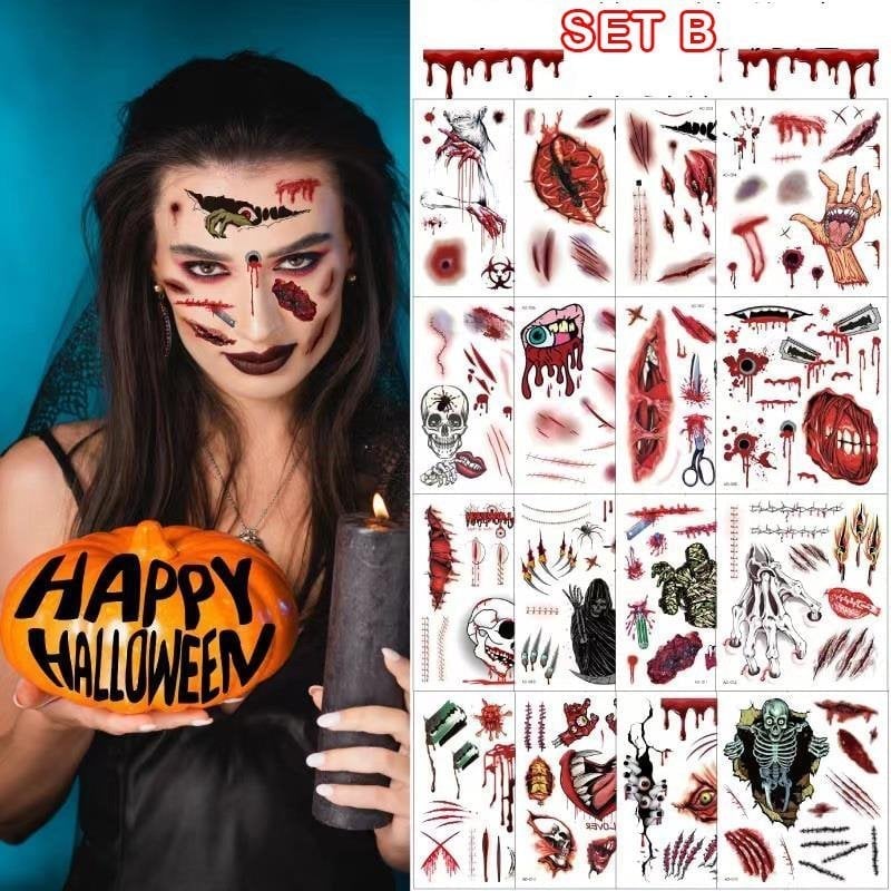 Tatueringskit för Halloween