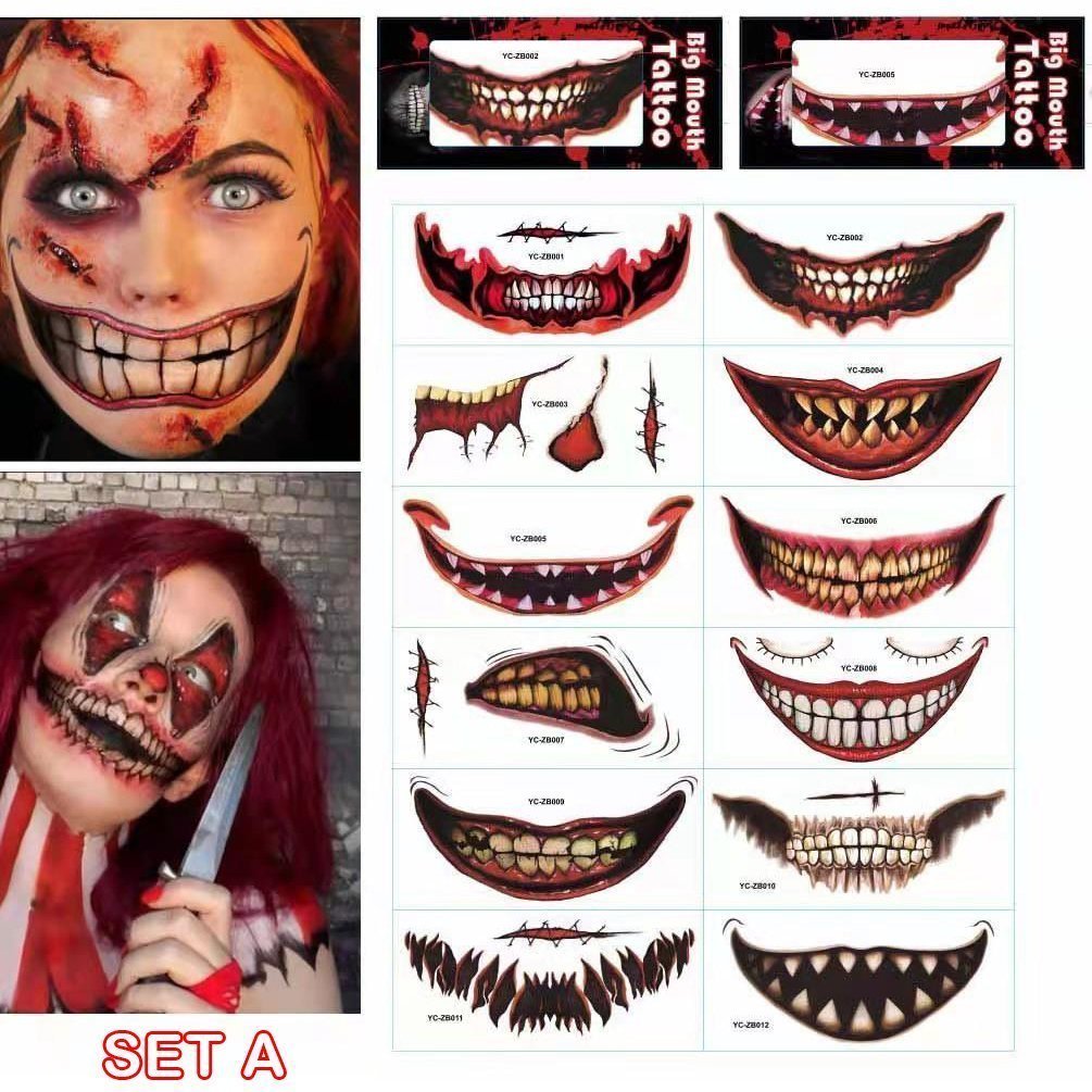 Tatueringskit för Halloween