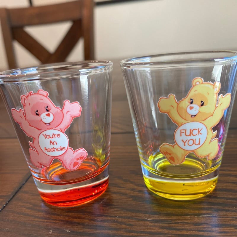 SwearBears™ shotglas | 6 stycken