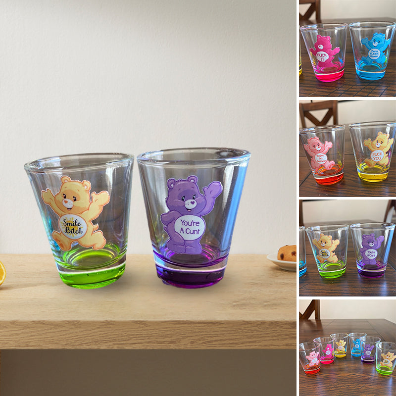 SwearBears™ shotglas | 6 stycken