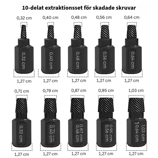 Ultimata Skruvborttagningssetet