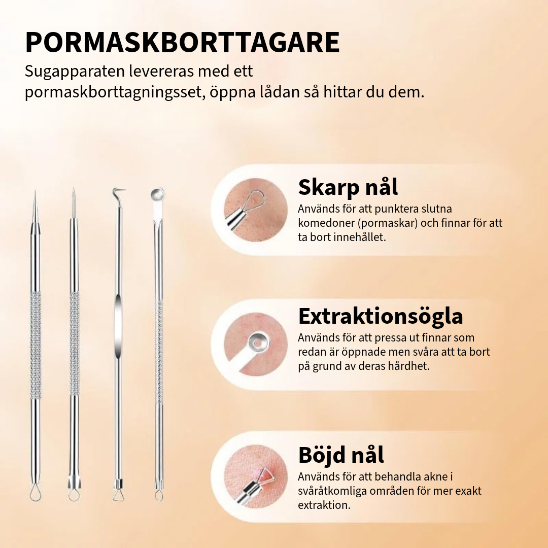 Professionell pormaskborttagare