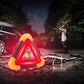 2-i-1 LED-varningstriangel med solenergi