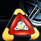 2-i-1 LED-varningstriangel med solenergi