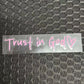 Trust in God Backspegeldekal