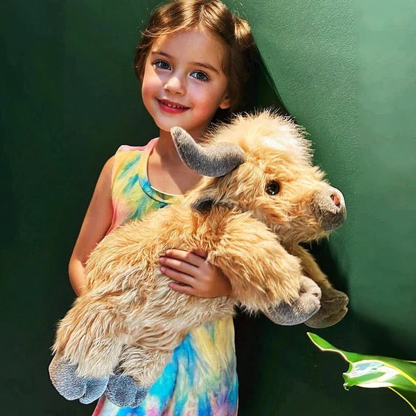 Söt Highland Ko Gosedjur