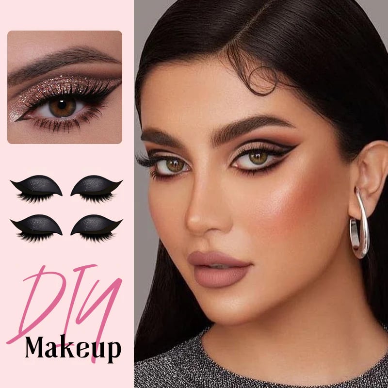 Ögonskugga och Fransar Makeupklistermärken