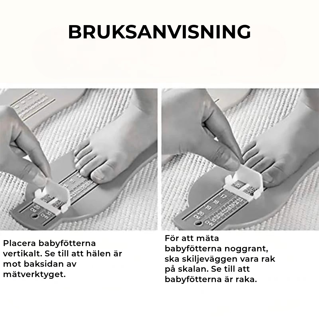Baby Skostorleksmätare