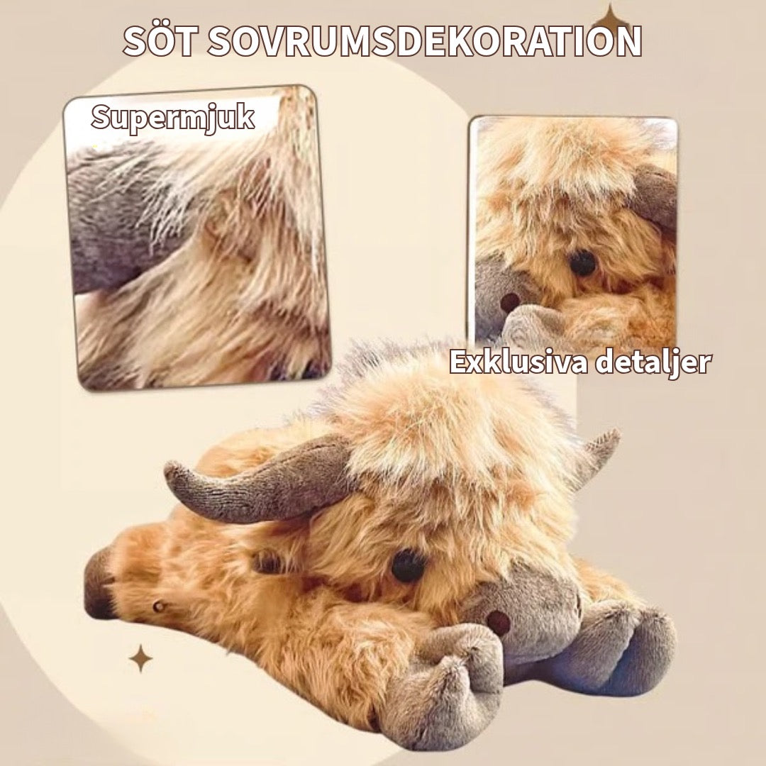 Söt Highland Ko Gosedjur