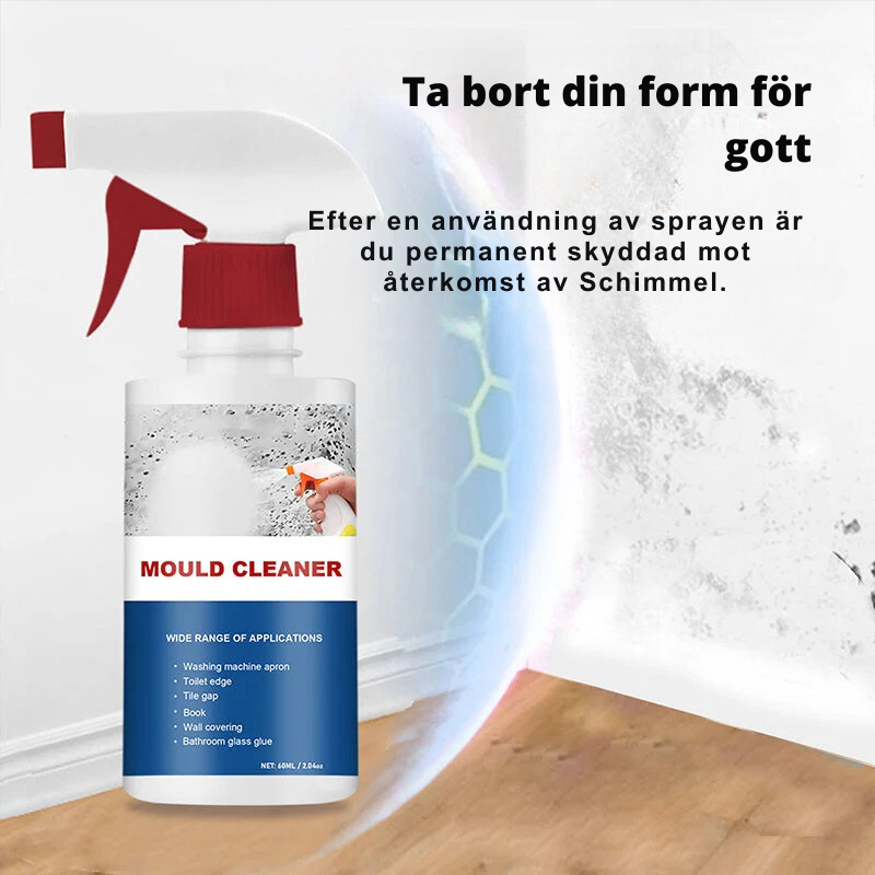 CleanShield™ - Avlägsnande av mögelfläckar