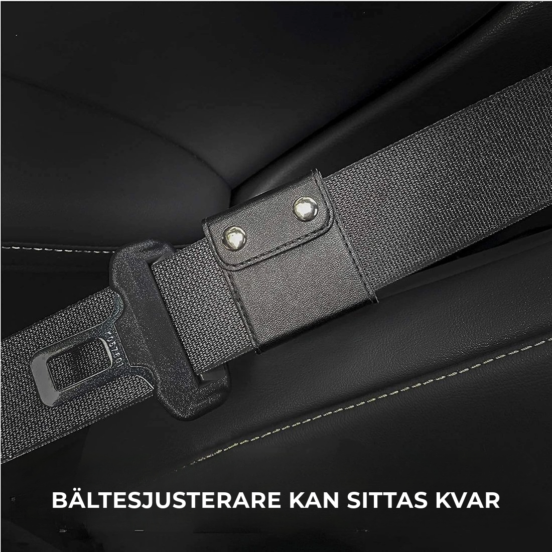 Lyxig bältesjusterare