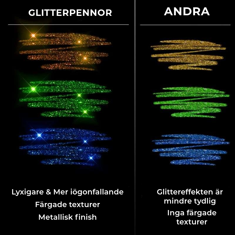Glitterpennor
