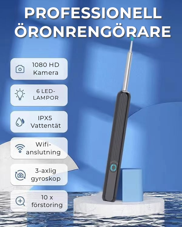 Professionell öronrengörare | Set med 8 stycken