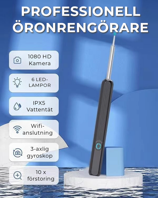 Professionell öronrengörare | Set med 8 stycken