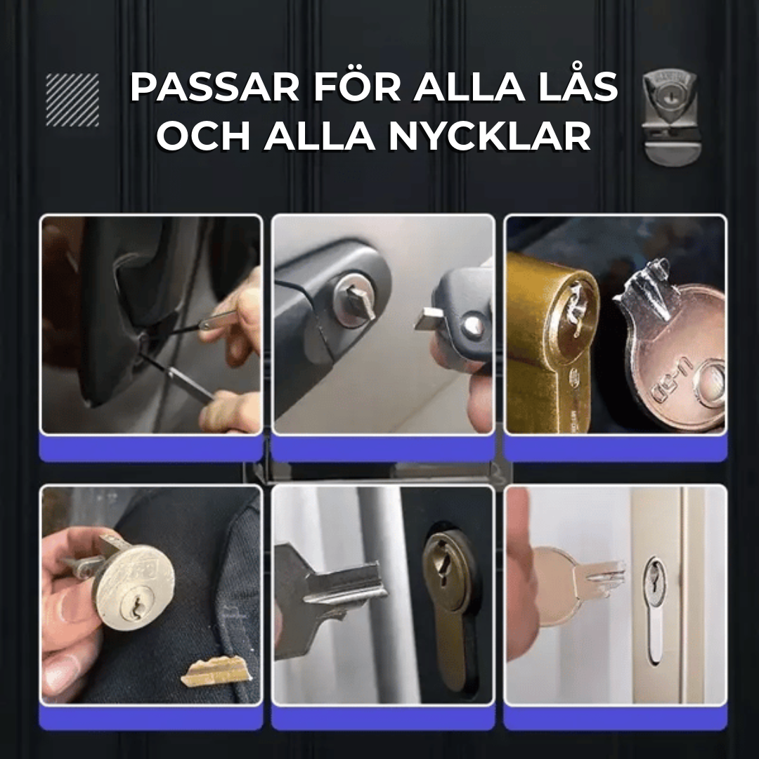 Nyckelutdragare i 12 delar