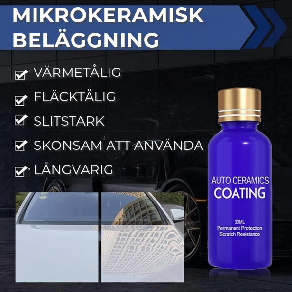 Microkeramisk beläggning | 30 ml + Svamp