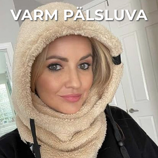 Varm pälsluva