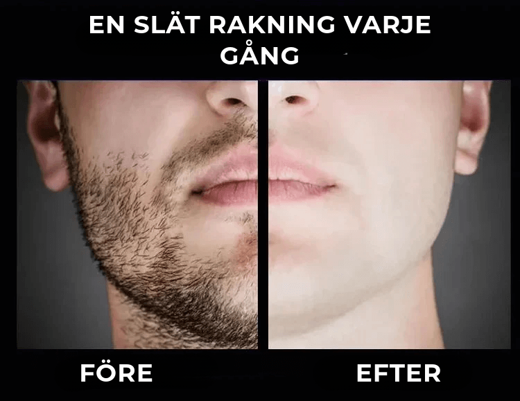 Lyxig och kompakt rakapparat