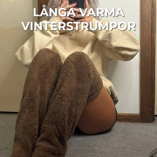 Långa Varma Vinterstrumpor