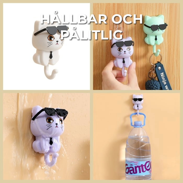 Söt Katt-nyckelhållare