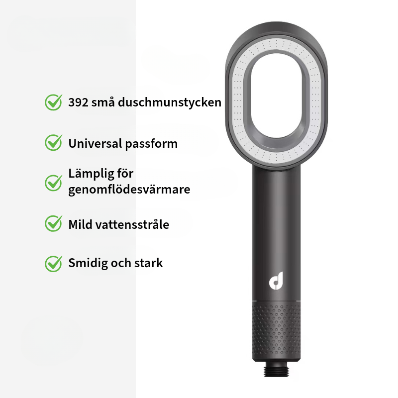 Lyxigt duschmunstycke från FilterSonic
