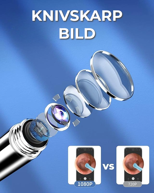 Professionell öronrengörare | Set med 8 stycken