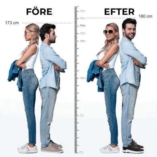 Professionella förhöjda innersulor