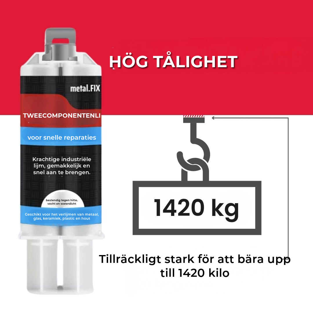 Professionellt Vattentätt Metallklister