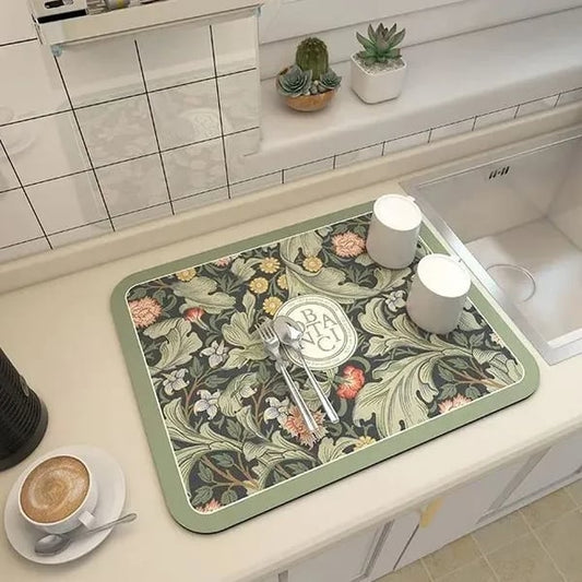 Absorberande köksmatta