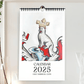 Medeltids kattkalender 2025