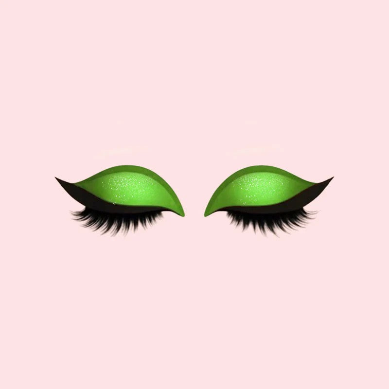 Ögonskugga och Fransar Makeupklistermärken