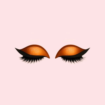 Ögonskugga och Fransar Makeupklistermärken